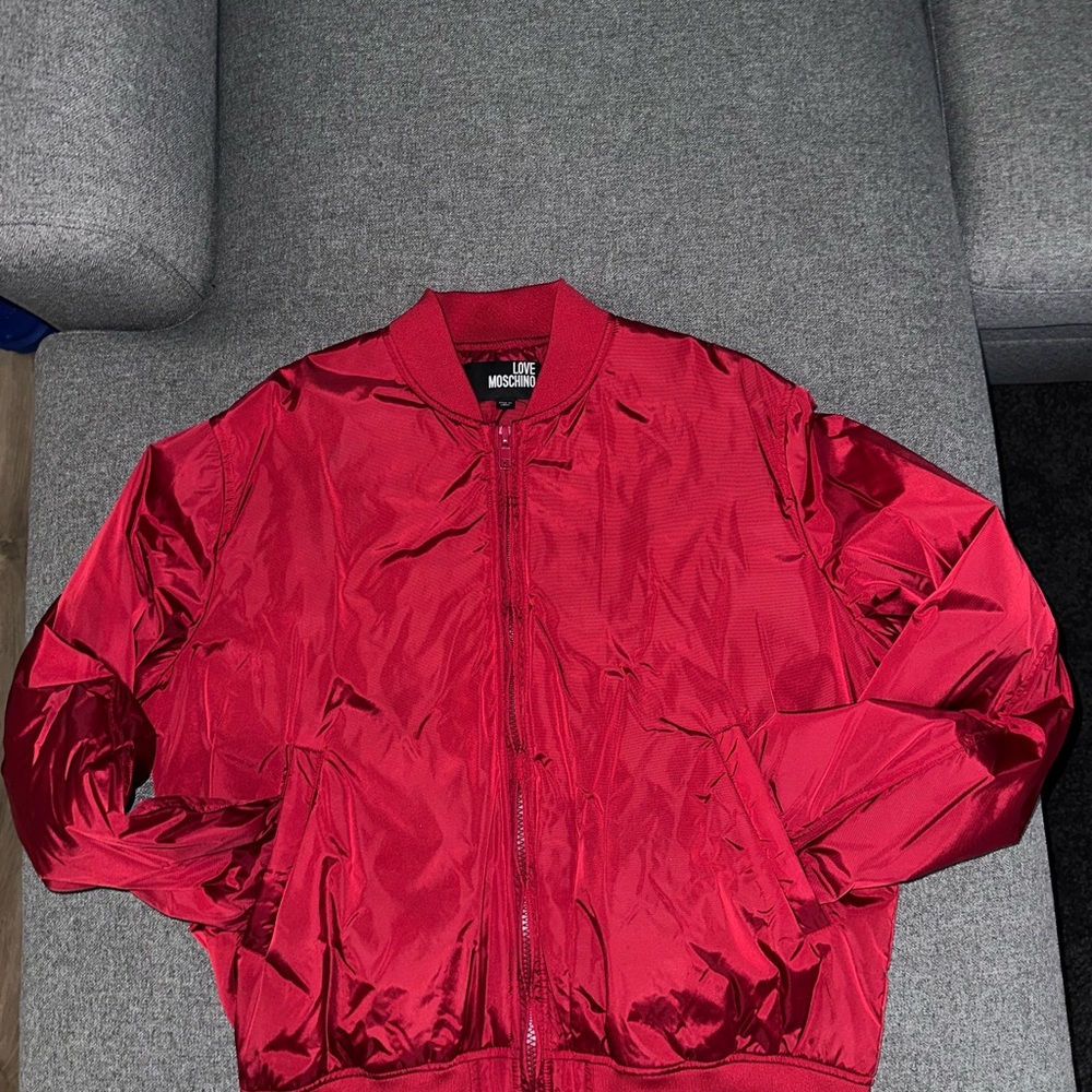Love Moschino Men’s satin Bomber. 10/10 condition size large